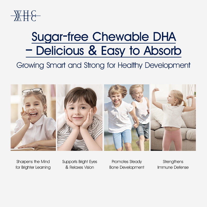 UnoCardio®CHEWY Children's Chewable Fish Oil Enhances Immunity Eye & Brain Development 30 Capsules