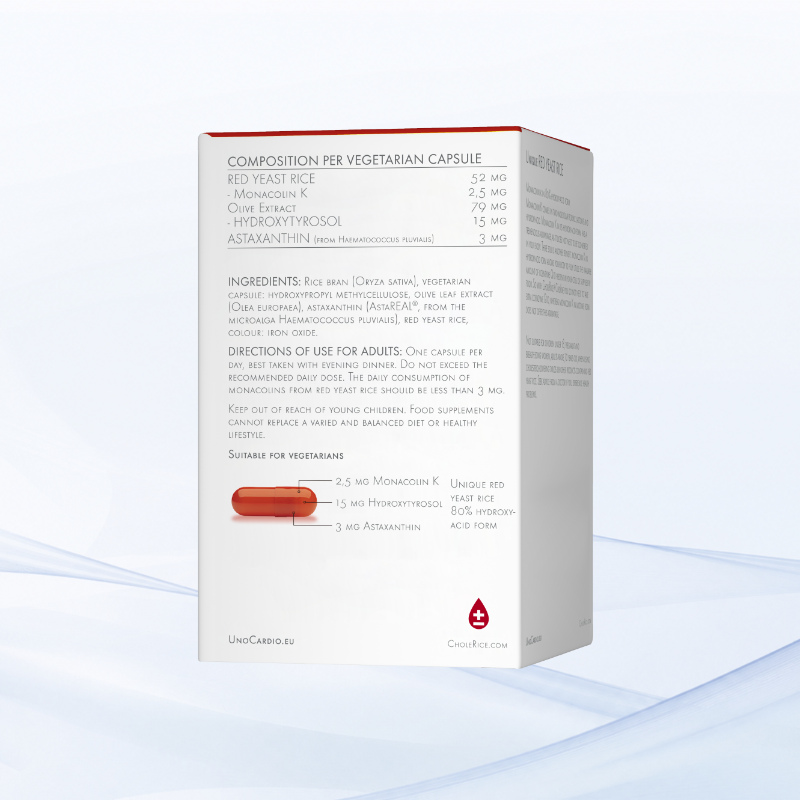 Red Yeast Rice Complex with Astaxanthin and Olive Extract
