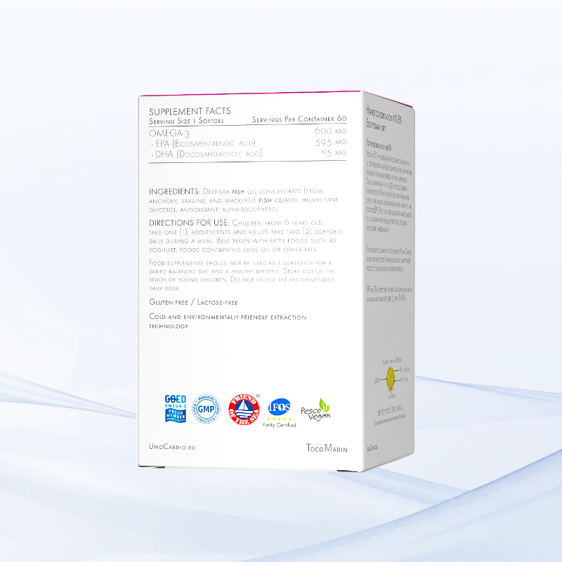 UnoCardio® EPA Ultra-Concentrated Pure EPA Omega-3