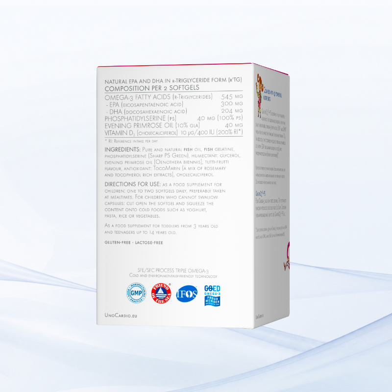 QuattrO3®+PS Cognitive Function & Brain Health Complex with Omega-3 & Phosphatidylserine