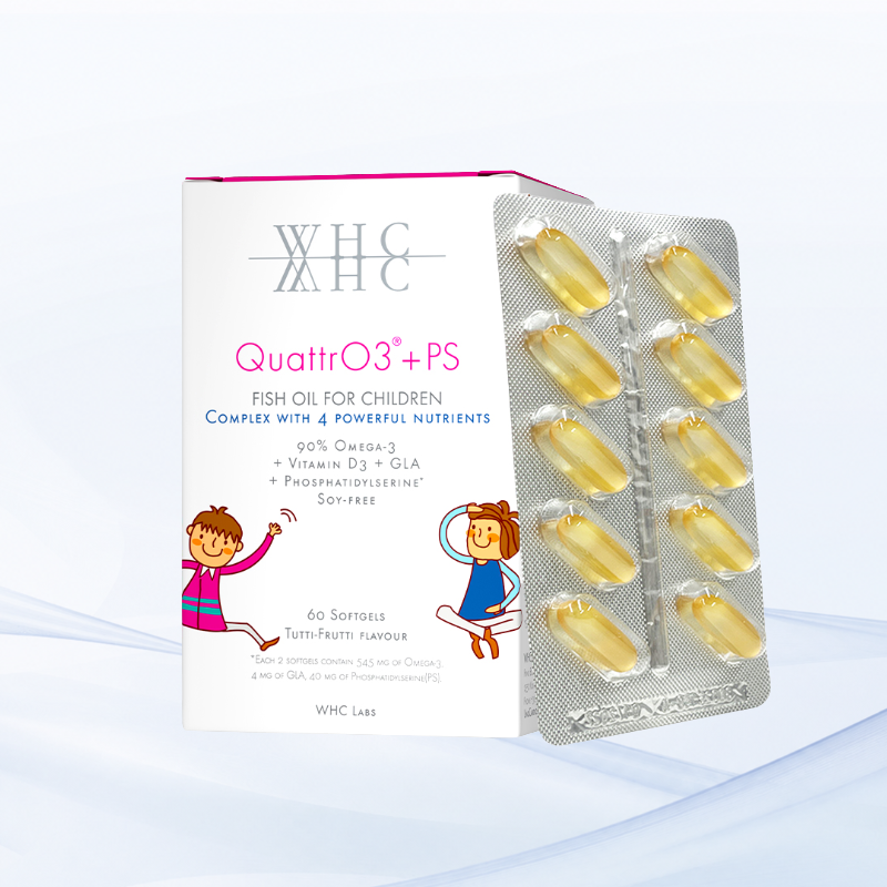 QuattrO3®+PS Cognitive Function & Brain Health Complex with Omega-3 & Phosphatidylserine