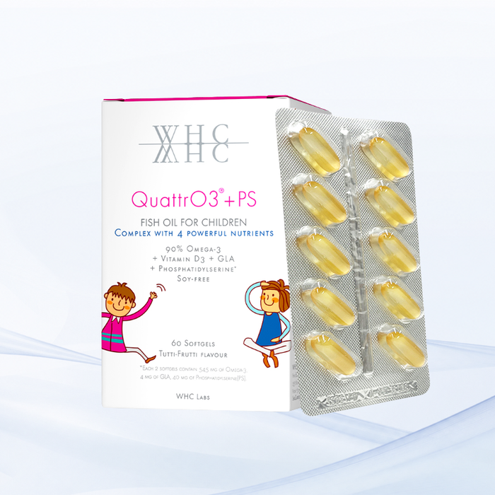 QuattrO3®+PS Cognitive Function & Brain Health Complex with Omega-3 & Phosphatidylserine
