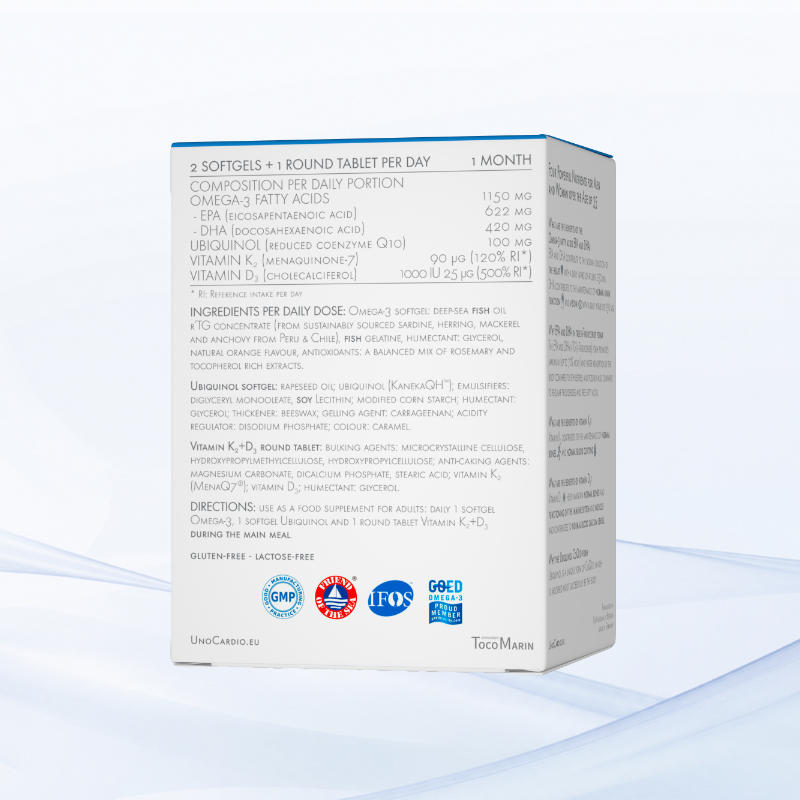 QuattroCardio® Omega-3 with K2, D3 & CoQ10