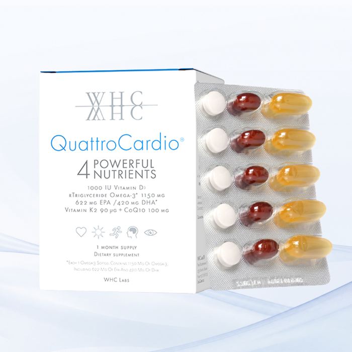 QuattroCardio® Omega-3 with K2, D3 & CoQ10