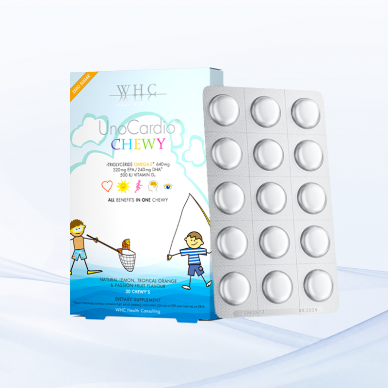 UnoCardio® CHEWY Sugar-Free Melt-Away Omega-3 EPA & DHA & D3