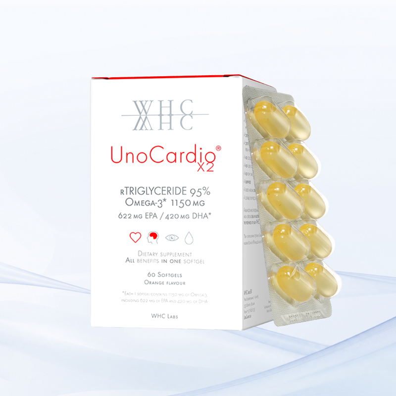 UnoCardio® Pure Omega-3 EPA 622mg/ DHA 420mg
